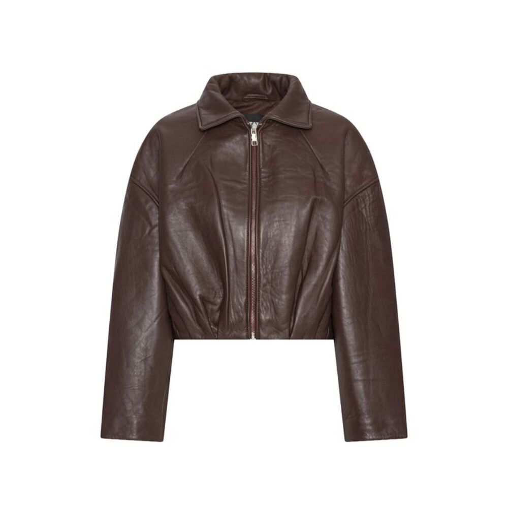 Rotate Brown Jackets - Cropped Jackets Women